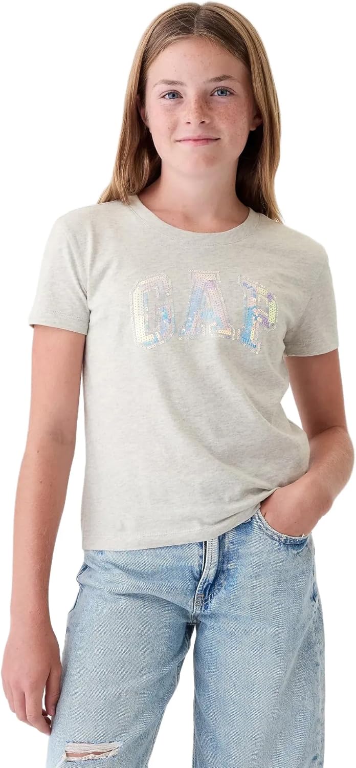 Comfort in Style: GAP Girls' Logo Tee