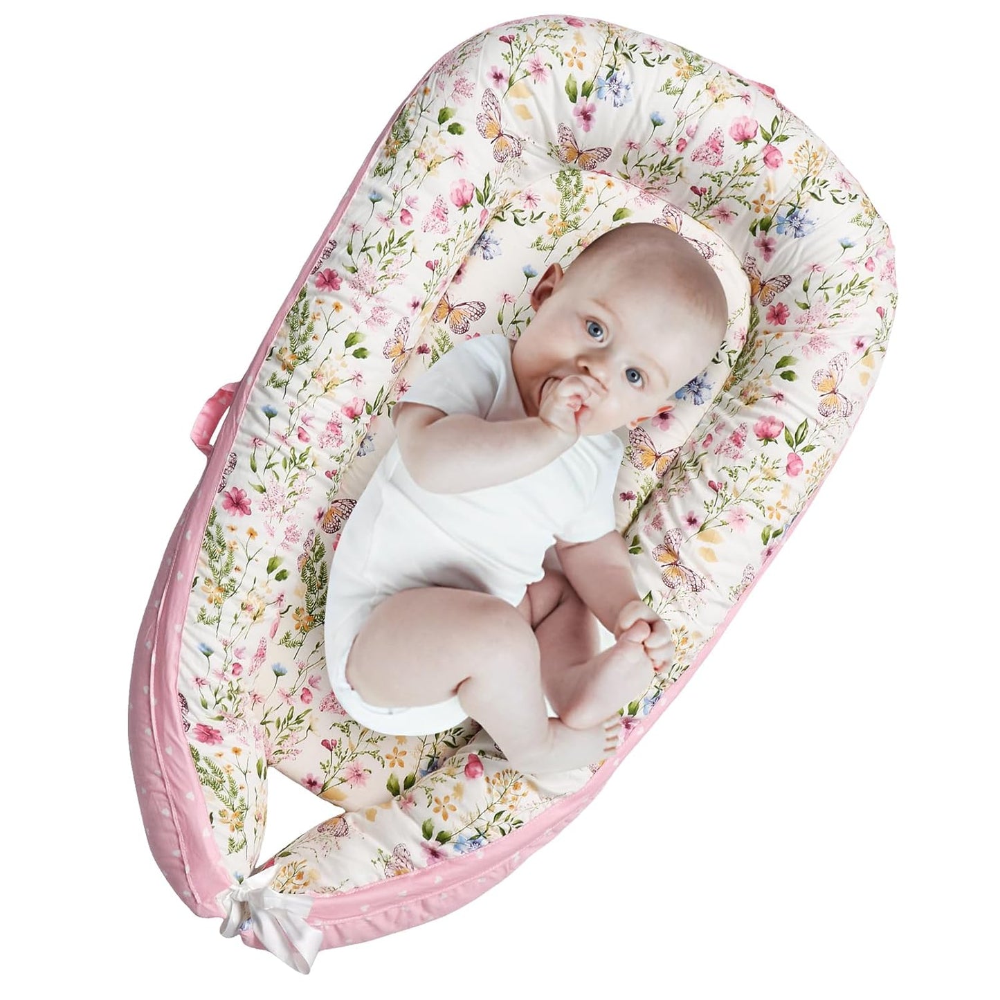 AMAWMW Portable Baby Lounger: Co-Sleeping Comfort