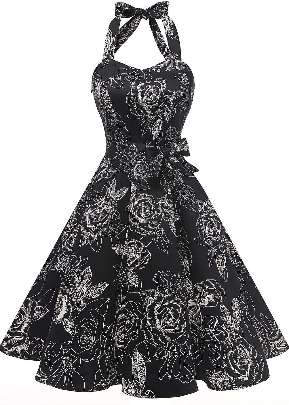 Topdress Women's Vintage Polka Audrey Dress for Retro Style Lovers