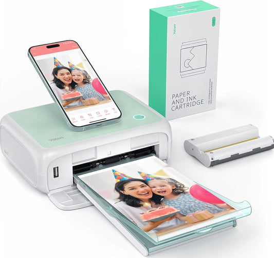 YOTON Photo Printer with 54 Sheets & AR Video Printing Feature