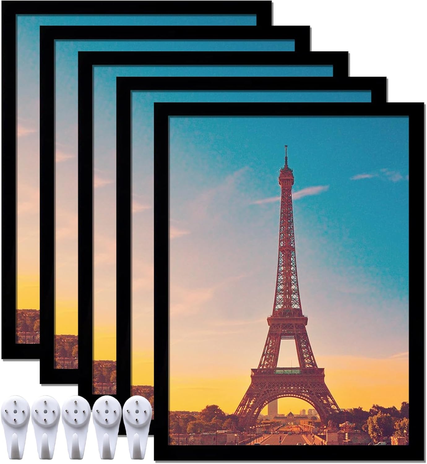 18x24 Picture Frame Set of 5 for Wall Gallery and Desktop