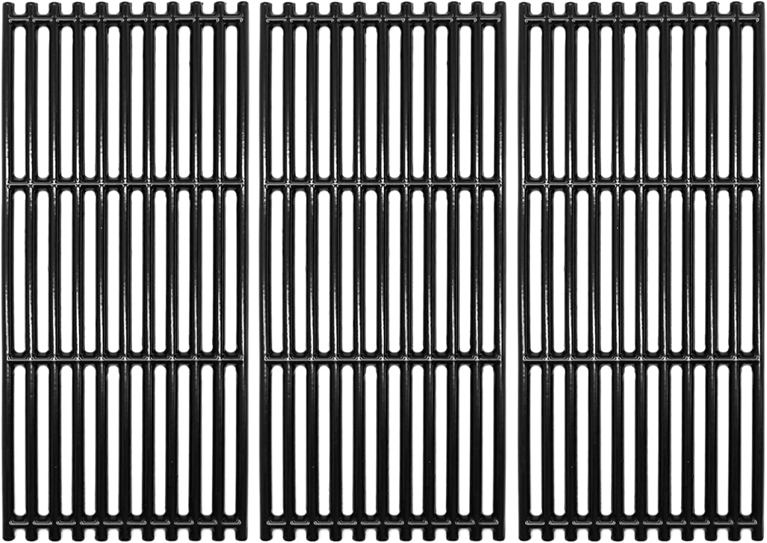 Hongso 18 1/4 Inch Porcelain Cast Iron Cooking Grates for Grills