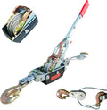 Come Along Winch 11000 lbs 5-Ton Pulling Capacity - Dual-Gear Power