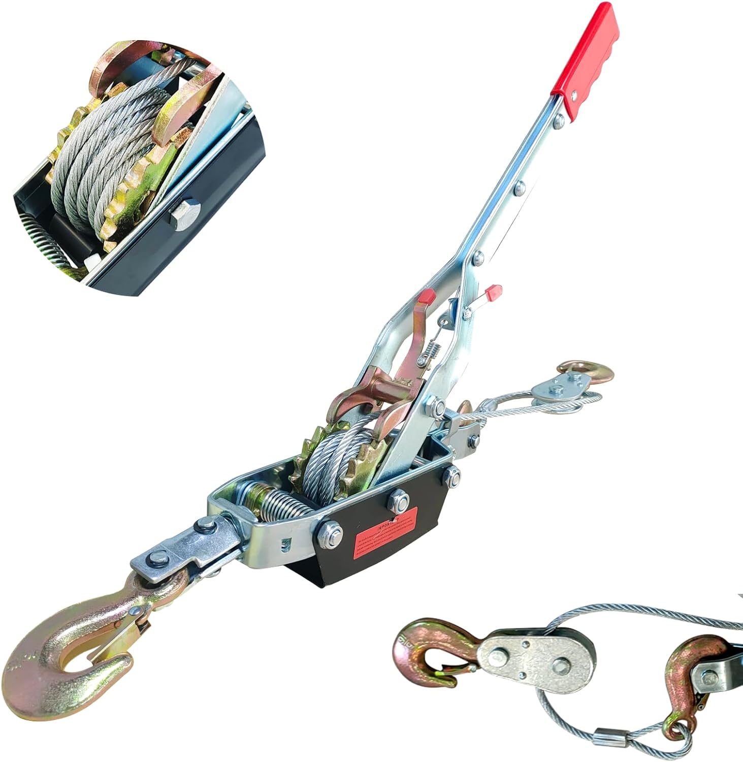 Come Along Winch with 11000 lbs Pulling Capacity for Heavy Tasks