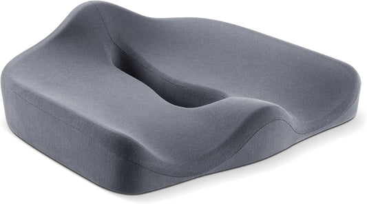 Memory Foam Seat Cushion: Tailbone Pressure Relief