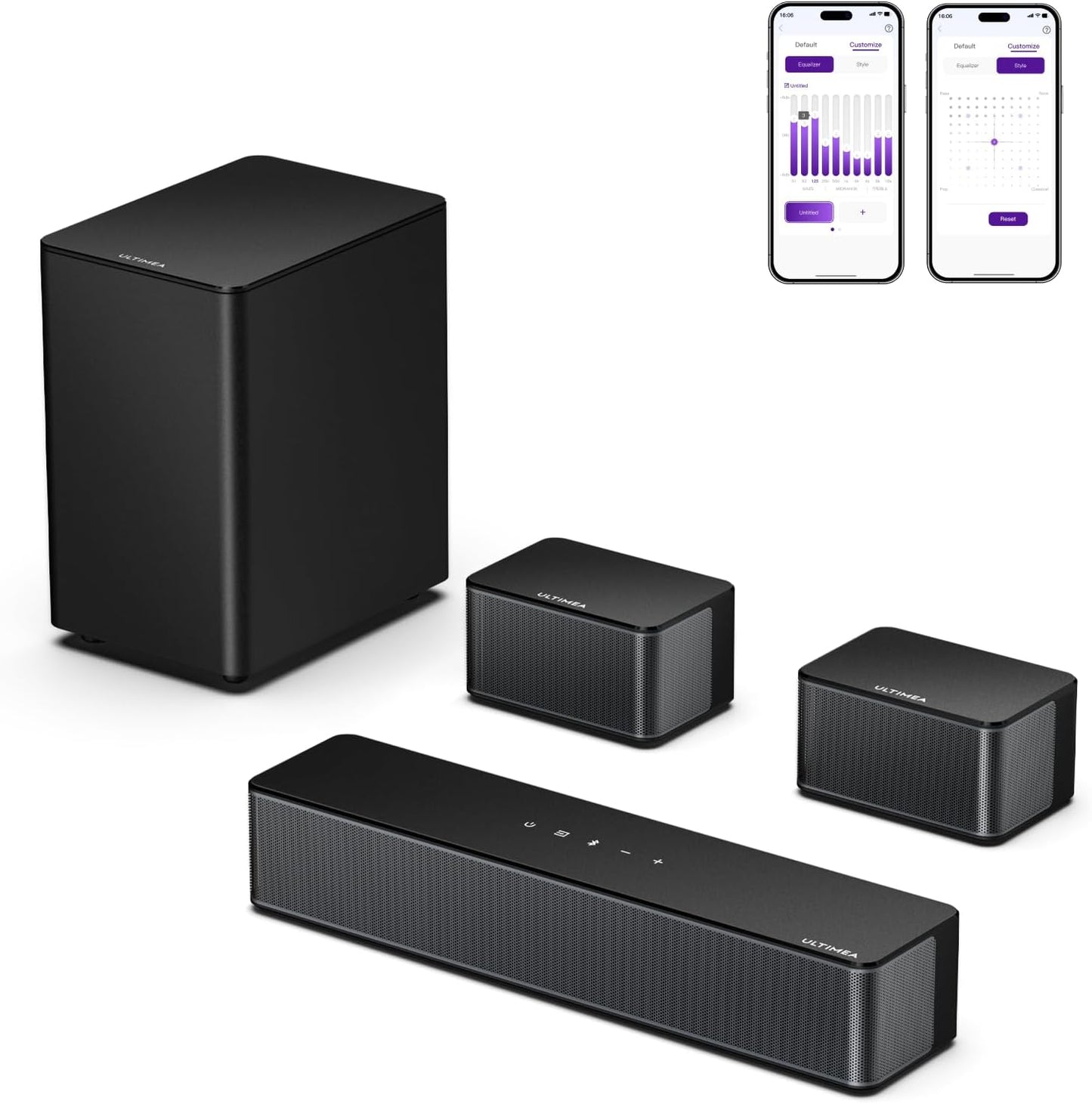 ULTIMEA 5.1 Sound Bar for Smart TV with Immersive Audio