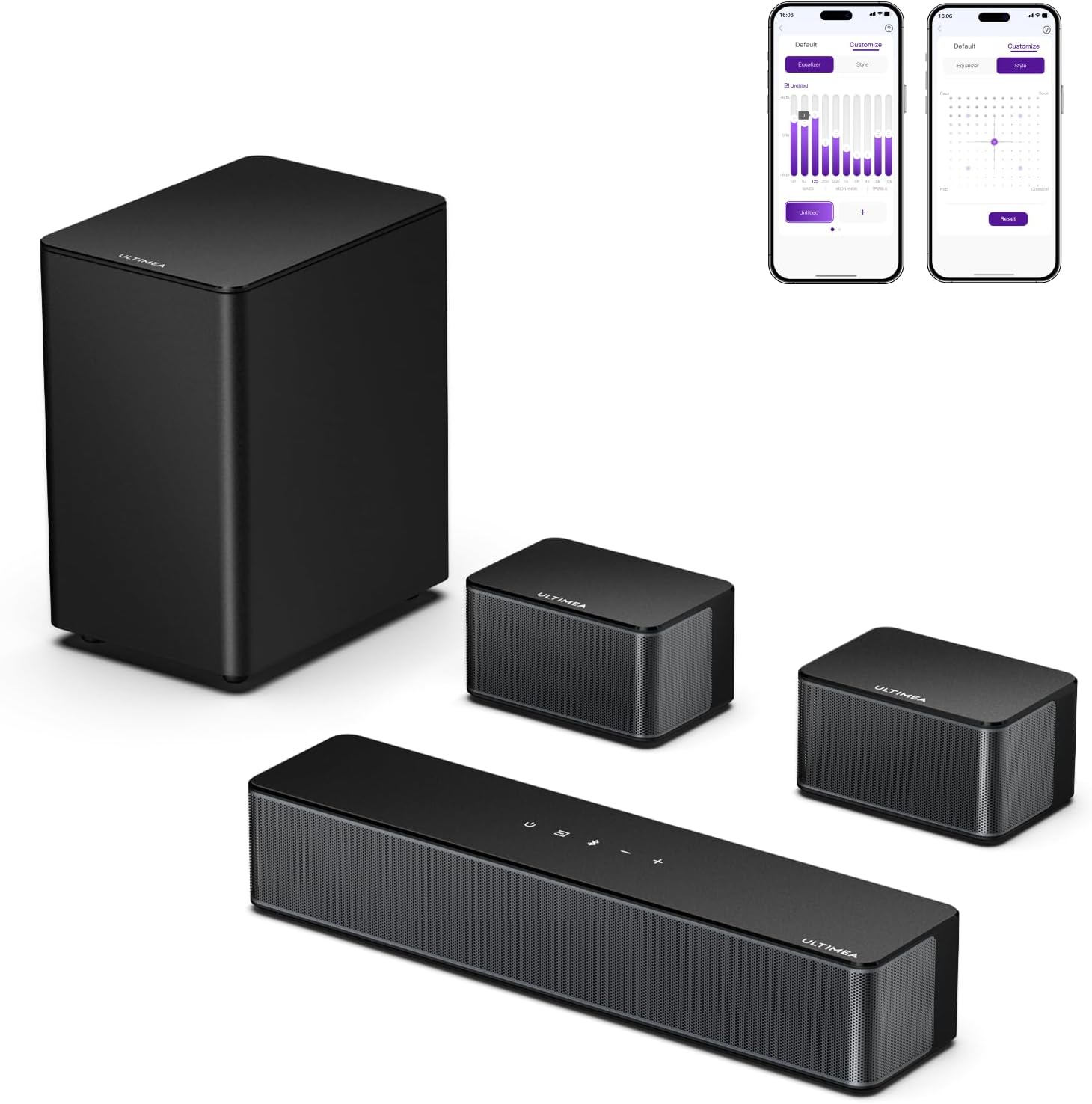 ULTIMEA 5.1 Sound Bar for Smart TV with Immersive Audio