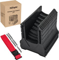 RV Sewer Hose Support 15ft Telescoping - Stable Deep U Cradles