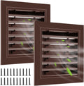Gable Vent 12 in x 12 in Aluminum Alloy Wall Vent - Stylish