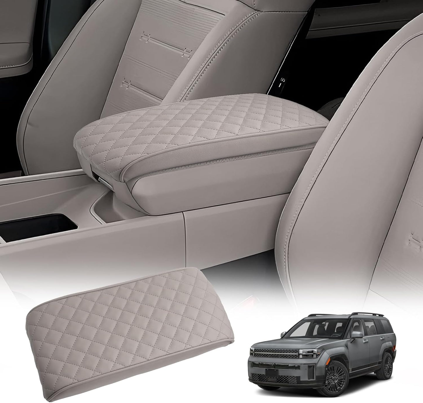Center Console Cover for 2024 2025 2026 Hyundai Santa Fe