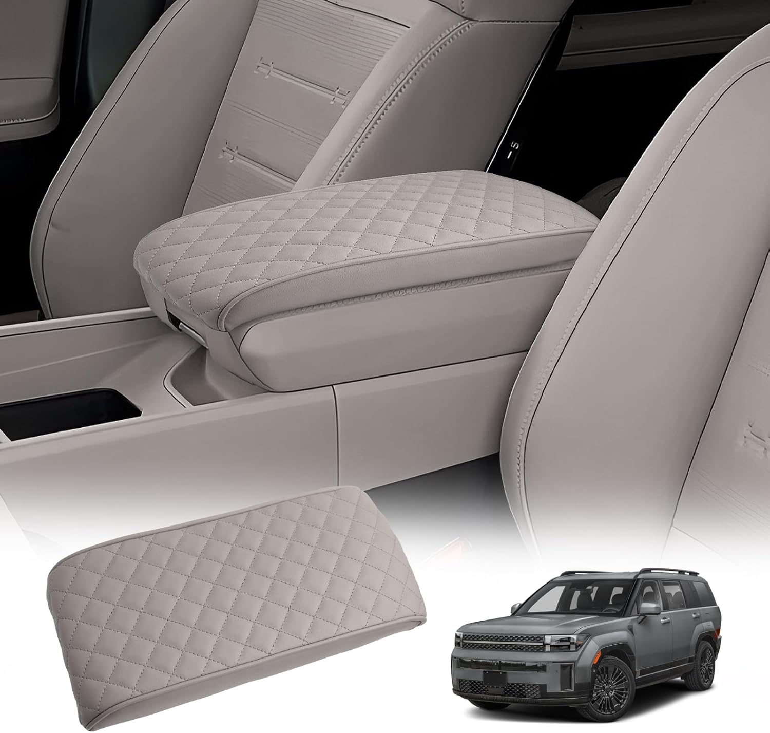 Center Console Cover for 2024 2025 2026 Hyundai Santa Fe