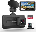 Dash Cam Front and Rear 2.5K+1080P Dual Dash Camera - Clear Day/Night
