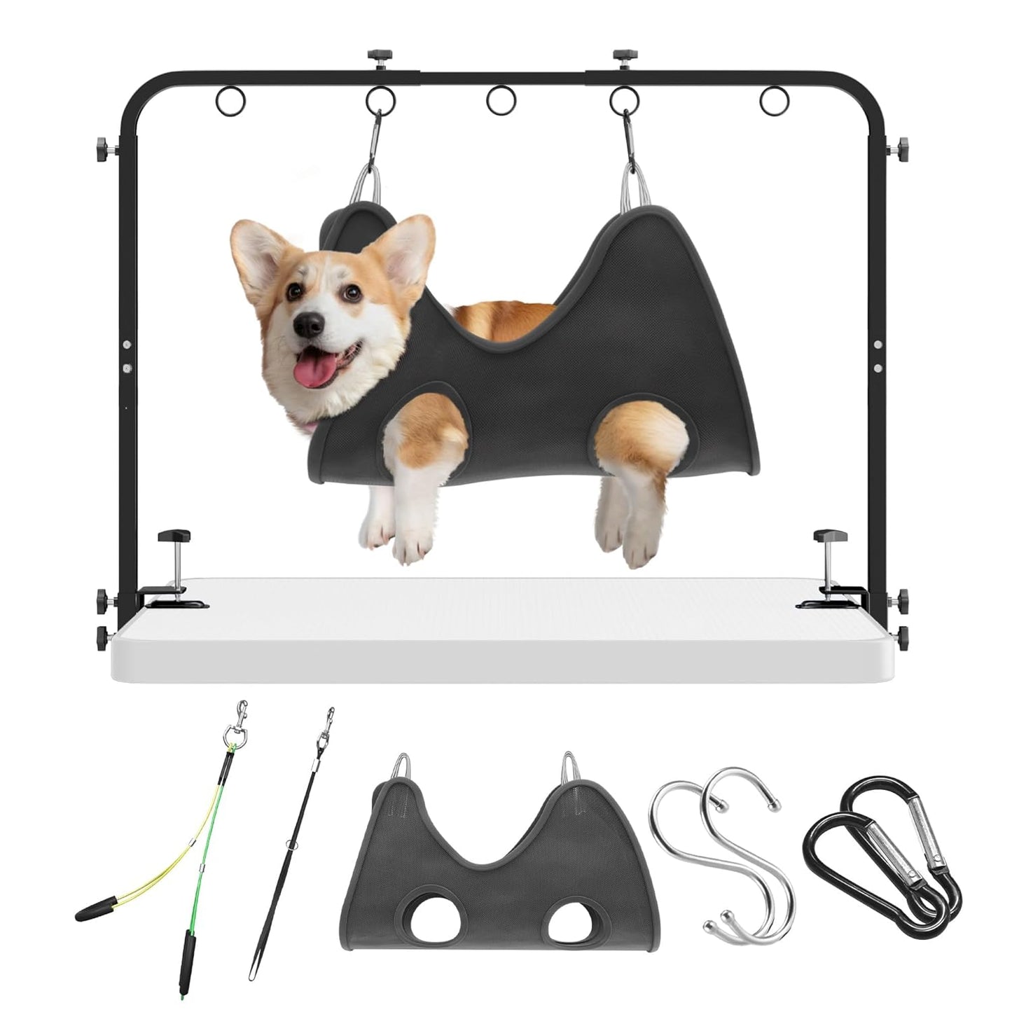 Adjustable Pet Grooming Arm for All Pets - Heavy-Duty Design