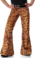 Stylish Mens Bell Bottom Velvet Pants for 60s 70s Disco Vibe
