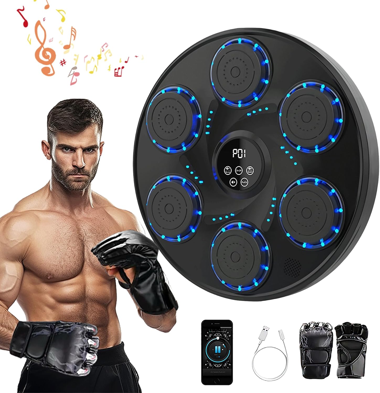 Smart Bluetooth Boxing Pad for Home Gyms