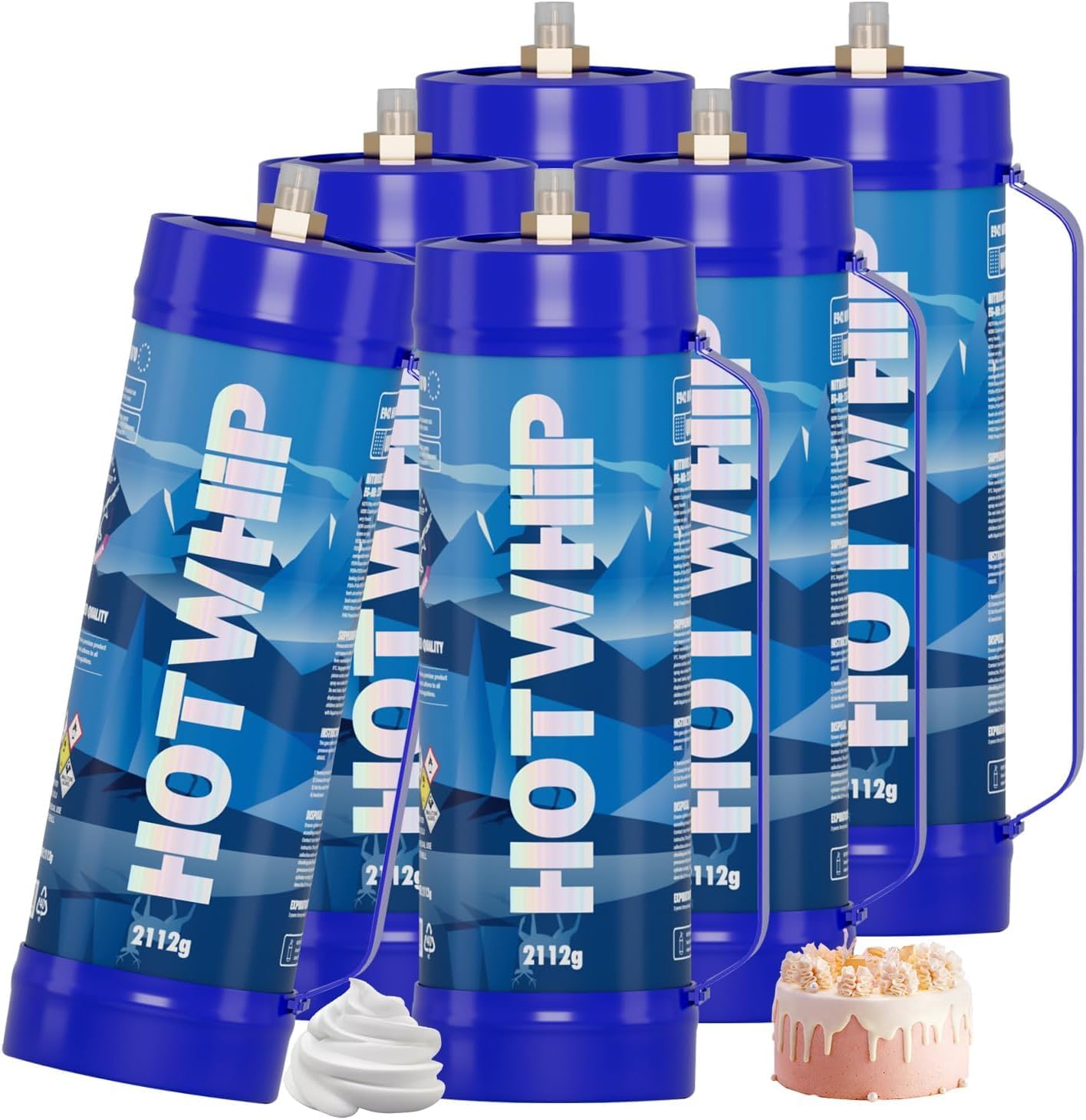 Whipped Cream Charger Tank 3.3L for Delicious Creations