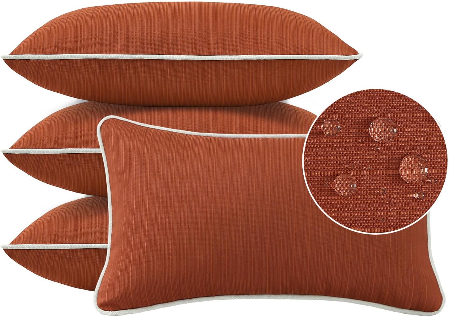Decorative Outdoor Water Repellent Throw Pillows for Patio