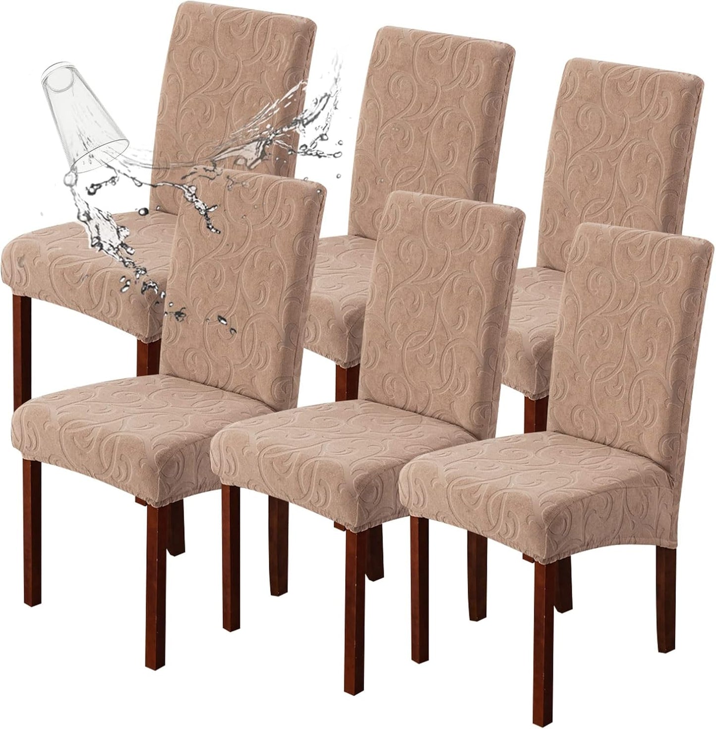 Genina Waterproof Dining Room Chair Covers for Stylish Protection