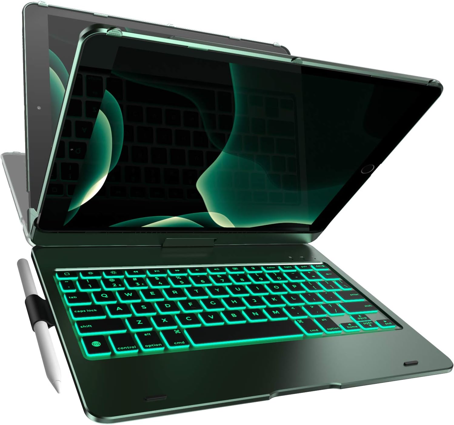 YEKBEE iPad 9th Generation Case with Keyboard and Backlit Features
