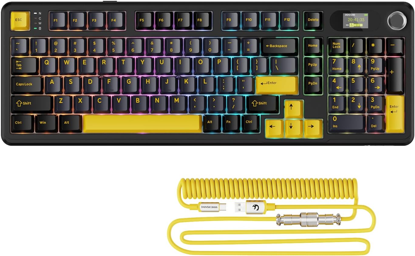 ATTACK SHARK X98PRO Wireless Mechanical Keyboard with TFT Screen