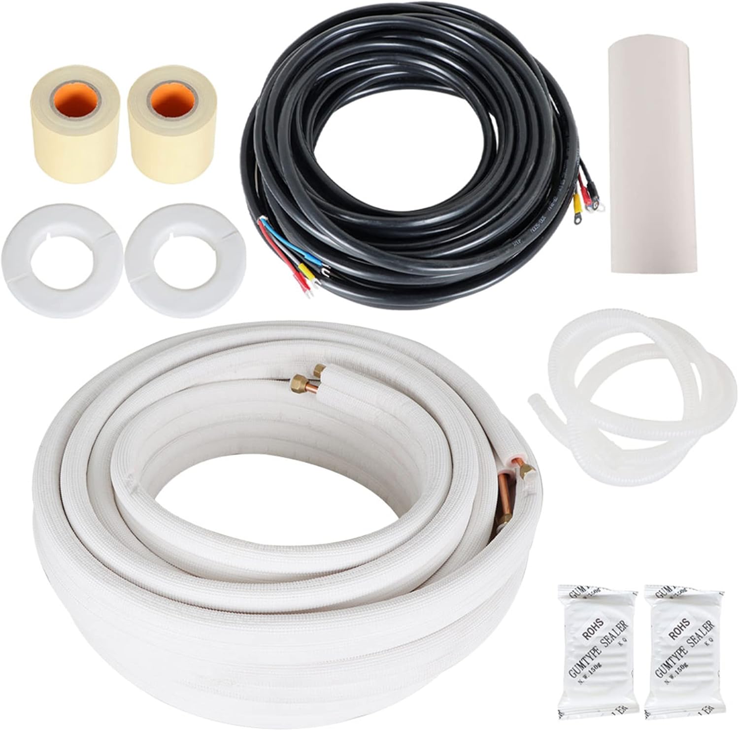 50FT Insulated Copper Tubing Set: Extend Your Mini Split AC