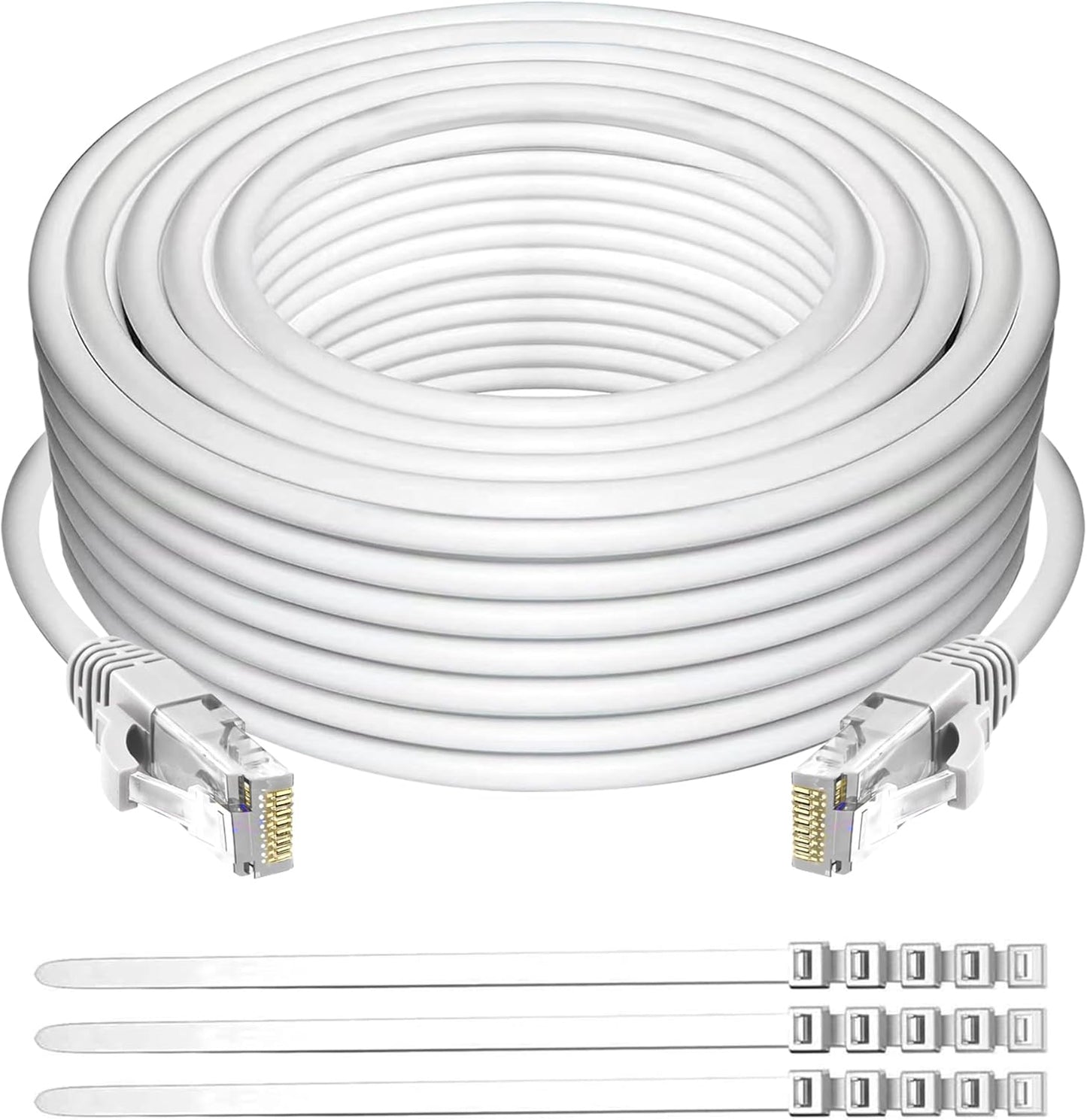 Adoreen Cat 6 Ethernet Cable 300 Ft for Fast Gaming and More