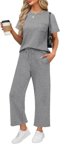Versatile 2 Piece Casual Set for Women by WIHOLL for Summer