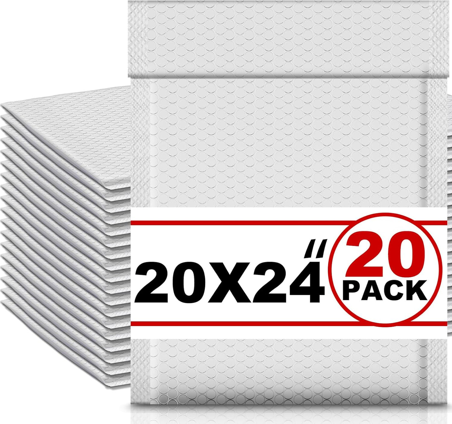 Ireer 20 Pack Extra Large Bubble Mailers for Safe Shipping