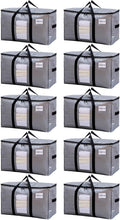 Extra Large Moving Bags 10 Pack - Silver 115 qt Heavy Duty Storage
