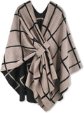 Moss Rose Women's Shawl Wrap Poncho Ruana Cape - Soft, Versatile Layer