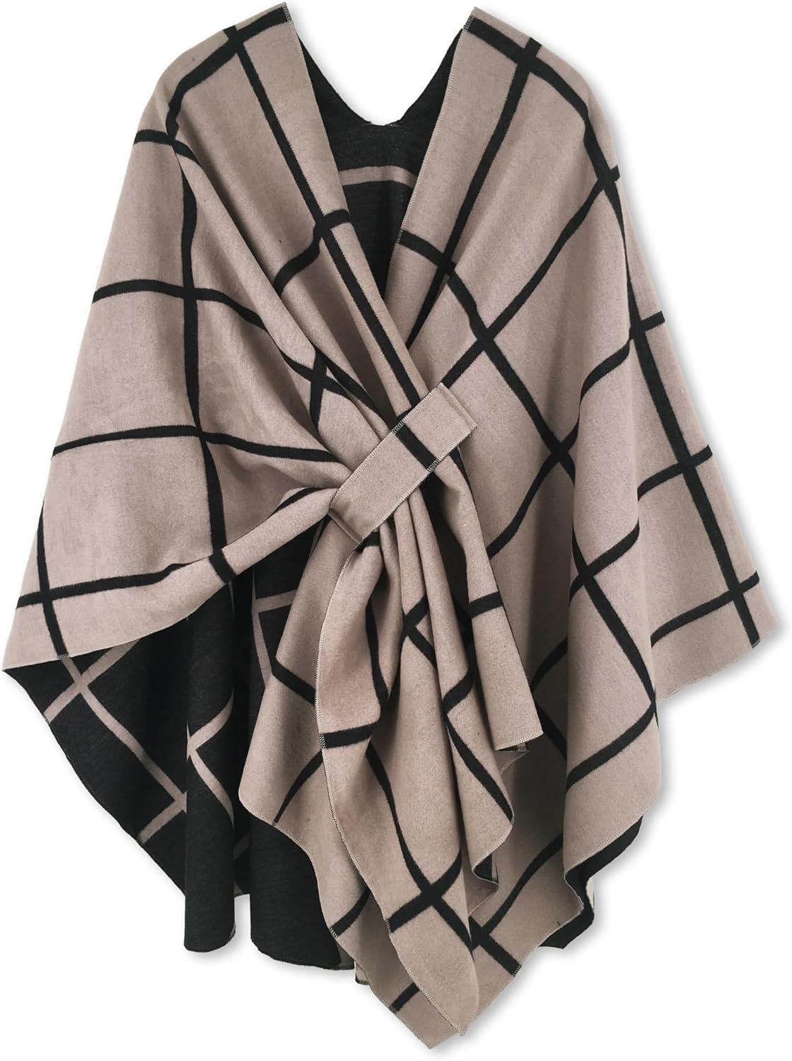 Moss Rose Women's Shawl Wrap Poncho for Fall and Winter Style