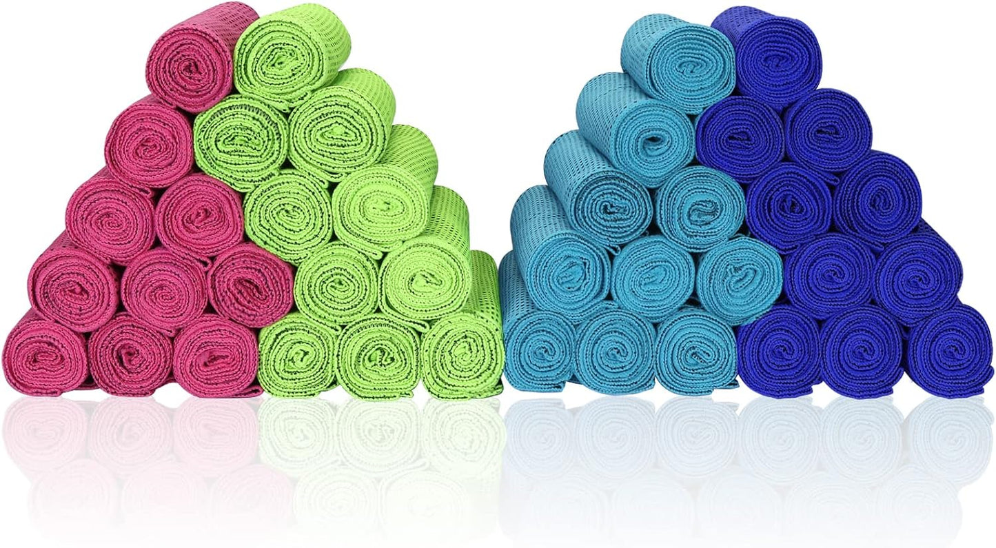 Cooling Towels 40 Pack for Sports, Travel, and Outdoor Activities