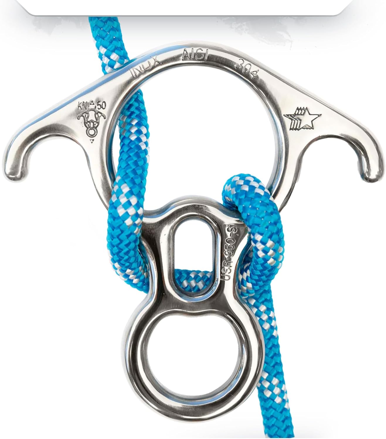 Figure 8 Descender for Rappelling and Rescue - 50 kN Strength