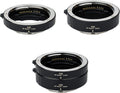 JJC RF Mount Auto Focus Macro Extension Tube Ring Set - Macro Ready