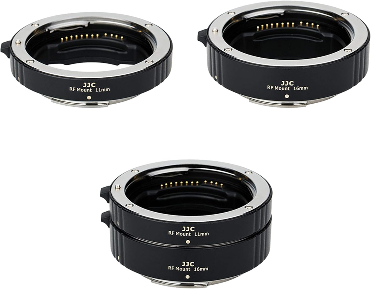 JJC RF Mount Macro Extension Tube Set for Canon EOS R Series