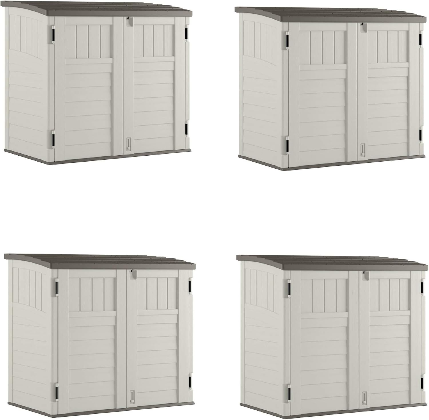 Suncast 34 Cu Ft Capacity Horizontal Outdoor Storage Shed
