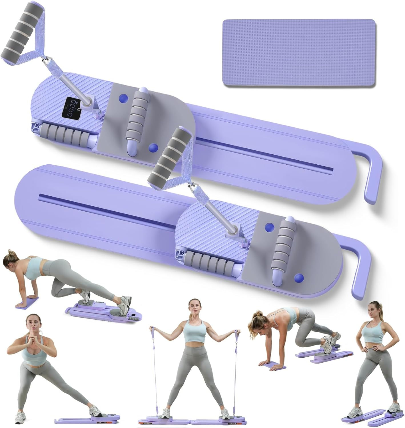 Upgraded Split Pilates Board for Home Workout Equipment