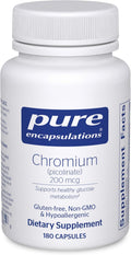 Chromium Picolinate 200 mcg Supplement - Metabolism Support