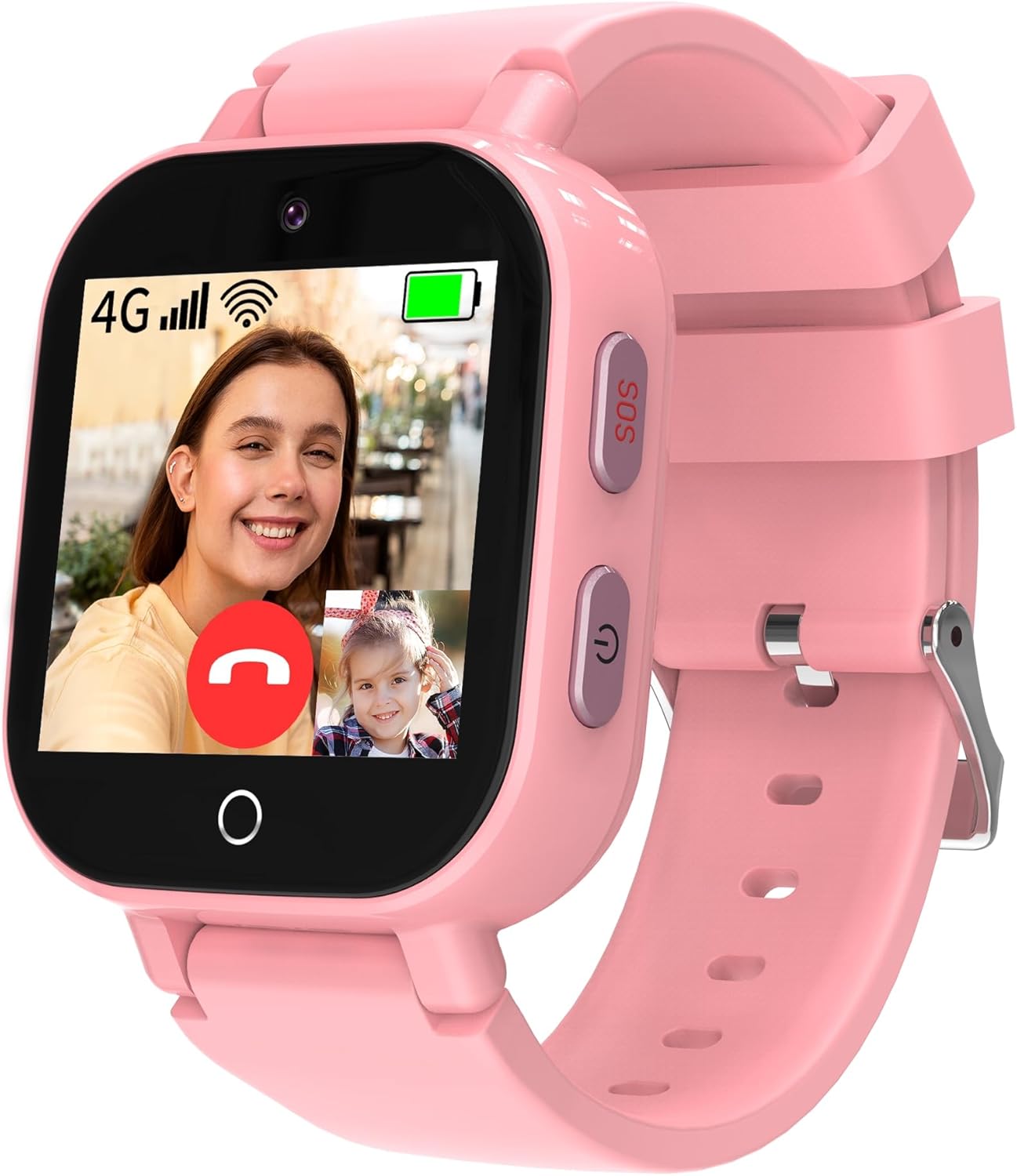 4G Kids Smart Watch with GPS Tracker for Girls and Boys Ages 4-12