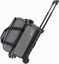 2 Ball Bowling Roller Bag with Shoe Compartment - Large Capacity