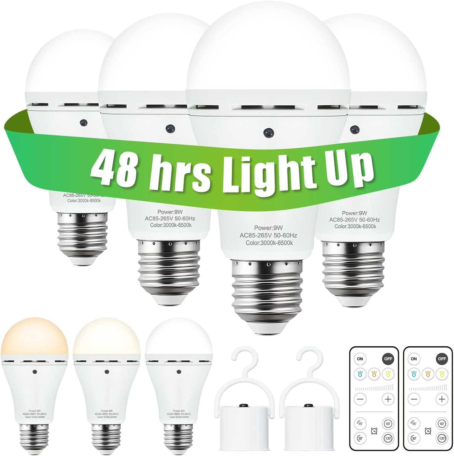 Omni Rechargeable Light Bulbs for Emergency Power Outages