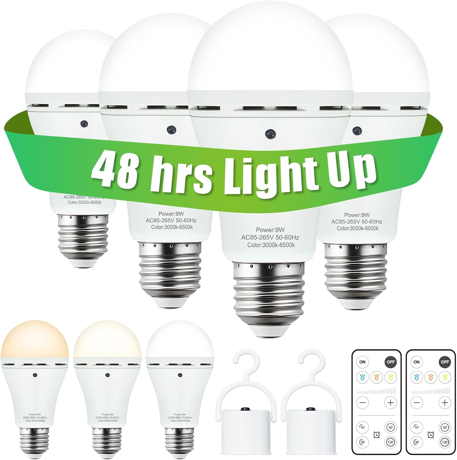 Omni Rechargeable Light Bulbs for Emergency Power Outages