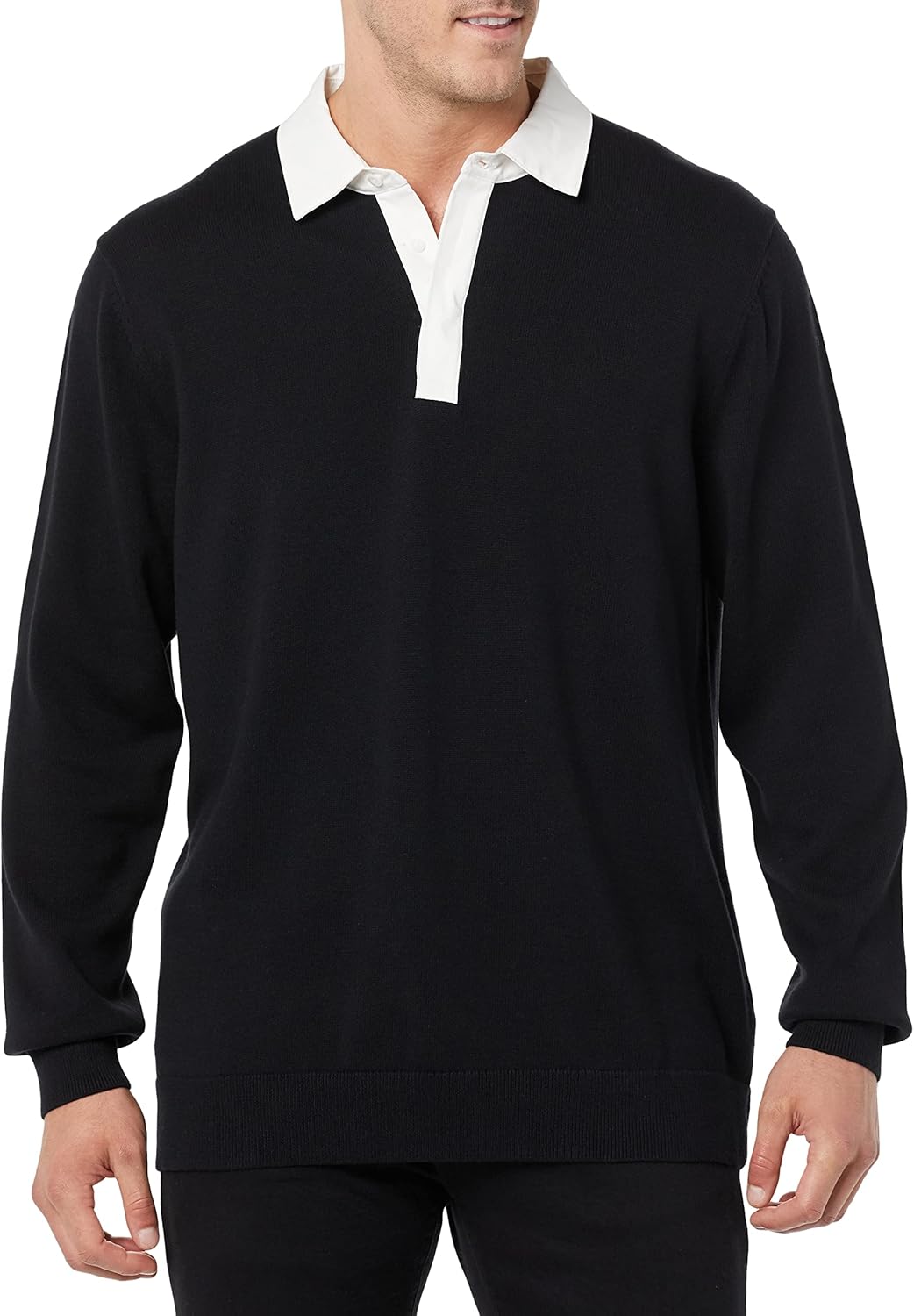 Comfortable Men's Rugby Sweater for Versatile Layering Options