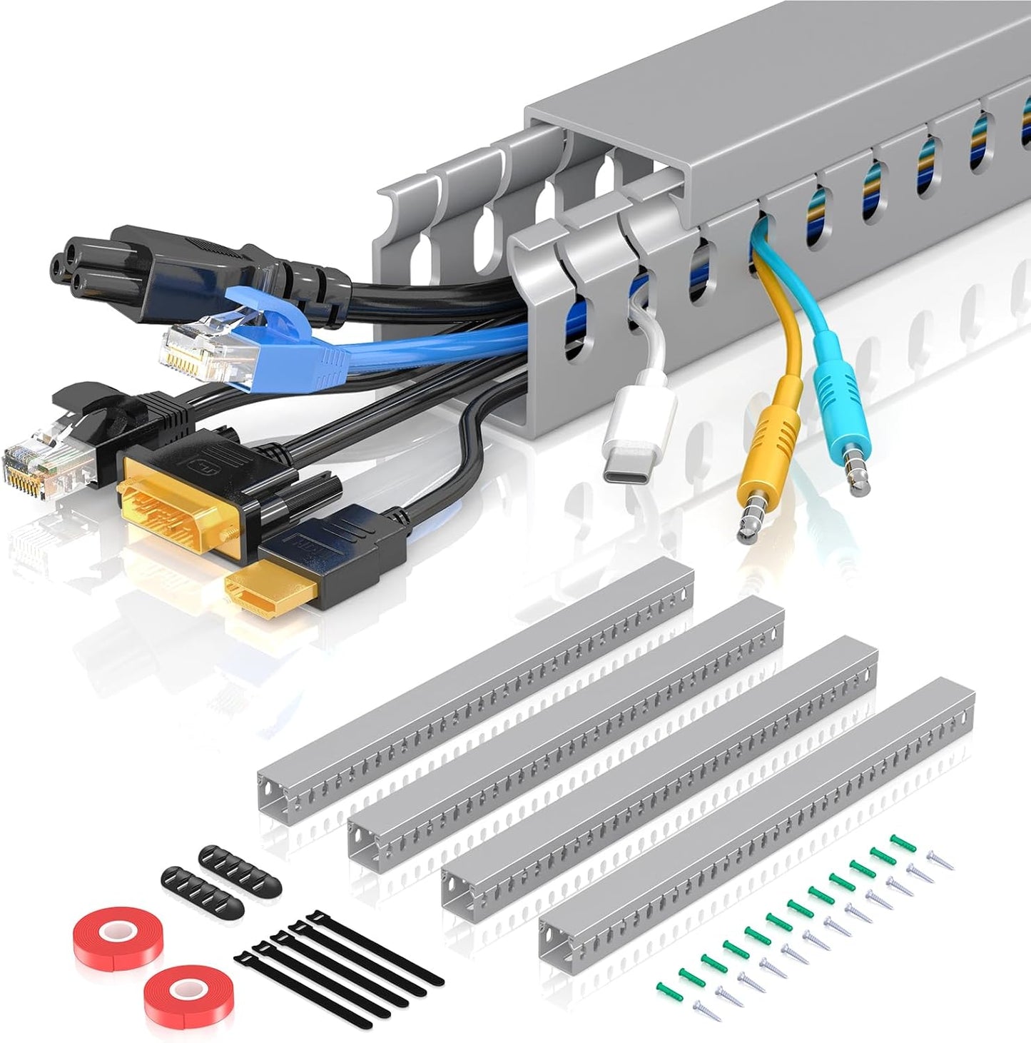 Organize Cables Easily with Aocii Wire Duct Kit