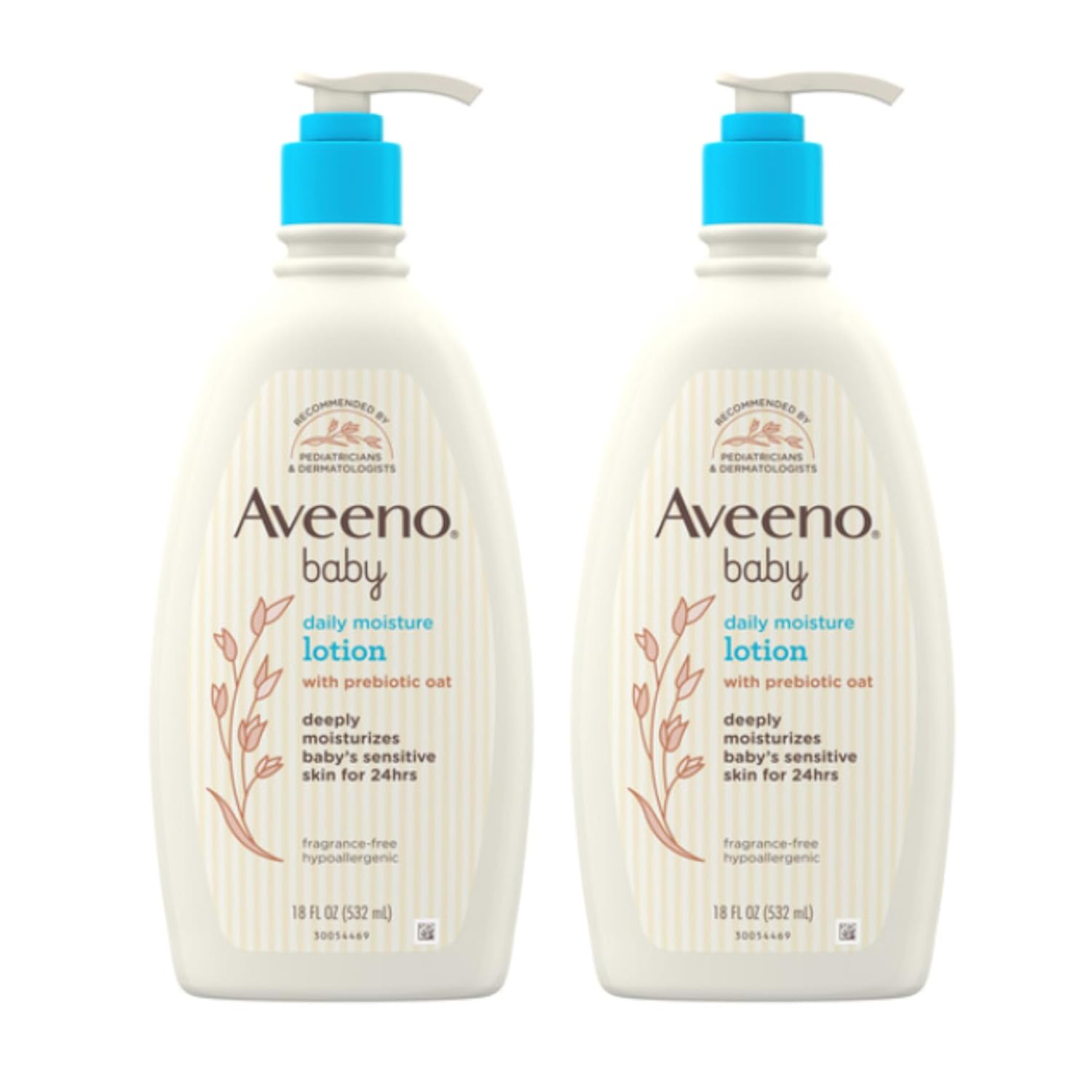 Aveeno Baby Daily Moisture Lotion, Gentle Hydration for Sensitive Skin
