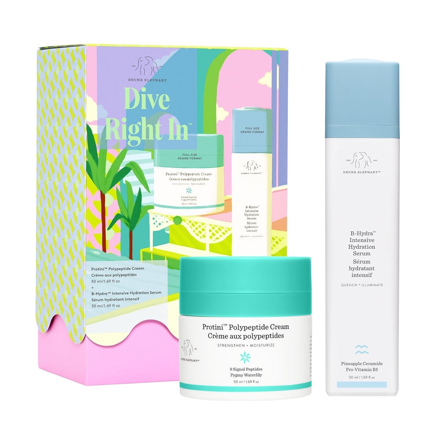 Drunk Elephant Dive Right In Kit for Ultimate Hydration and Care