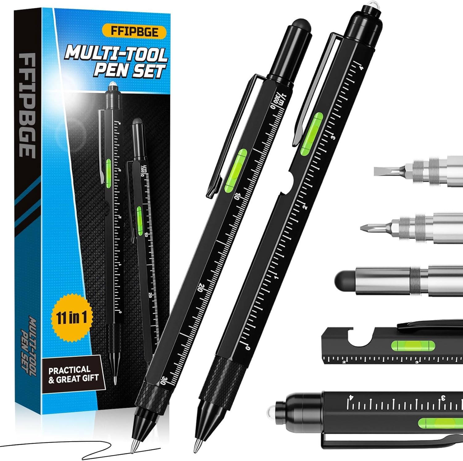 11-in-1 Multi-Tool Pen Set - Perfect Gift for Him!