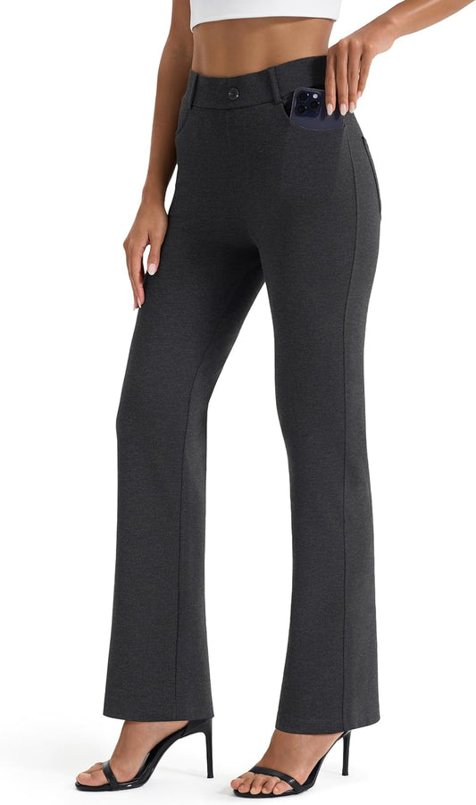 AFITNE Women's Yoga Dress Pants for Office and Casual Wear