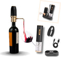 Sip and Shimmer Modern Wine Gift Set - Elegant 4-Piece Wine Kit