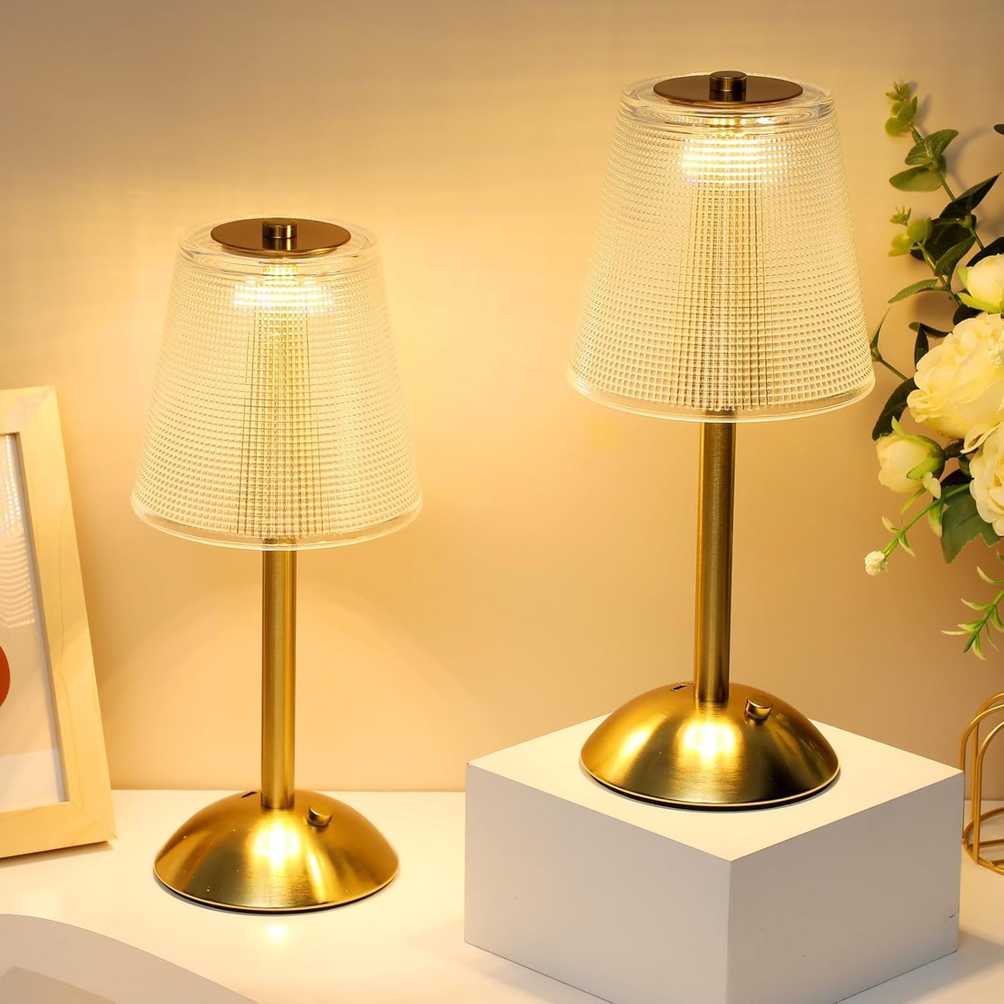 Liliful Portable Cordless Table Lamp - Retro Style LED Light